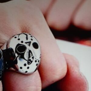 New Men's Ring Jason Voorhees Mask Friday Halloween The 13th Stainless Steel New